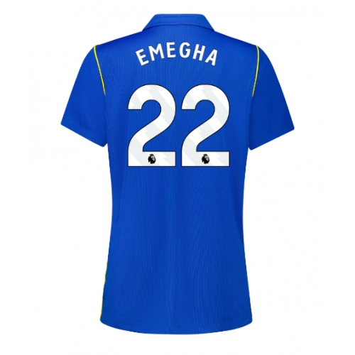 Chelsea Emmanuel Emegha #22 Maglia Gara Casa Repliche 2026-27 Donna Maniche Corte Chelsea Emmanuel Emegha #22 Maglia Gara Casa Repliche 2026-27 Donna Maniche Corte